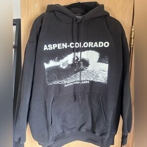 John Galt Black Aspen Colorado Hoodie